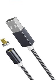 Фото 1/2 PL1151, Магнитный кабель Pro Legend USB 2.0 A вилка  -- Micro USB, черный 1 м.