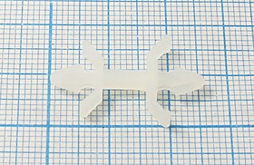 Стойка для печатных плат, длина 10 мм, d 4.0\D4x26, пластик, марка SC-10