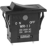 WR11AS, Rocker Switches SPST ON-NONE-OFF SOLDER LUG SEALED