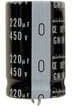 LGN2W101MELA25, Aluminum Electrolytic Capacitors - Snap In 450volts 100uF 105c 25x25x10L/S