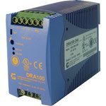 DRA100-12A, DRA100 DIN Rail Power Supply, 90 264V ac ac Input, 12V dc dc Output ...