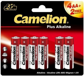 Батарейка Camelion Plus (AA, 6 шт)