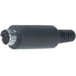 MD06PZ, Cable Connector, Mini-DIN 6 -pin, Male, 6 Contacts