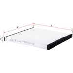 Фильтр салон. CA1102