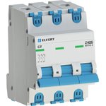 Elvert Автоматический выключатель Z406 3Р C2 4,5кА ELVERT Z4063C-02