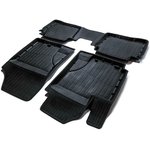 PR.KI.RI.11G.02030, Коврик салона KIA Rio 3 (11-17) 3D резина черный (4 предм.) ...