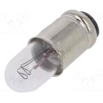 LAMP ML388, Лампочка: Midget, S5,7s, 28ВDC, 40мА, Колба: T1 3/4, d: 6мм, L: 15мм