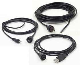 Фото 1/2 DCM-USBNB-R5, USB Cables / IEEE 1394 Cables MINI-USB CBL ASSY TO 5M TO BLUNT CUT