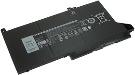 Аккумуляторная батарея для ноутбука Dell Latitude 12 7280 7480 (DJ1J0) 11,4V 42Wh