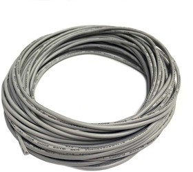 Провод силиконовый 17AWG 1,0 мм кв 5 м (серый)