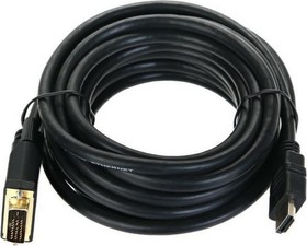 Кабель HDMI to DVI-D /19M -25M/ 5м, LCG135E-5M