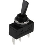 C1710HOAAC, Toggle Switch, Panel Mount, On-Off, SPDT, Tab Terminal