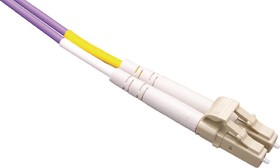 LCLCOM4DPU2, Fibre Optic Cable Assembly 50/125 um OM4 Duplex LC - LC 2m