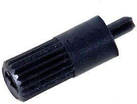 Фото 1/3 CA6 6022B, Ручка для монтажного потенциометра CA6 черная, D 5 мм.