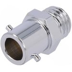 89-20508030-MM10, Байонетный соединитель, латунь, никель, 12,3мм, Резьба: M10x1