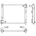 53061, Радиатор охлаждения NISSAN JUKE 10-,