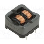 SSR21NH-M061200, Choke, Common Mode, Through Hole, 120 mH, 600 mA, 250 VAC ...