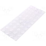 7000001952, Cylindrical PUR Self Adhesive Feet, 19.1mm diameter 4.06mm width x ...