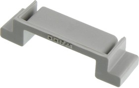 209-109, Edge guards - for DIN 35 rail (7.5 mm high) - gray