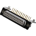 173109-0183, D-Sub Connector, Socket, DB-25, Radial Leads