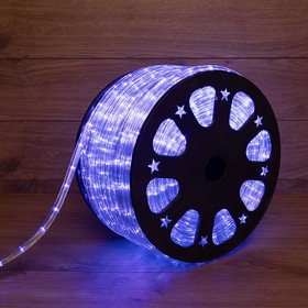 Фото 1/9 121-323-4, Дюралайт LED, свечение с динамикой (3W) - синий, 24 LED/м, бухта 100м