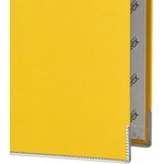 Папка-регистратор ECONOMY PLUS 80 мм,желт,ПБП1, карм.кор,мет.уг