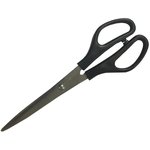 Scissors Attache Economy 160 mm, with plast. elliptical handles, black