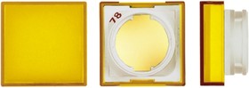 A165L-AY, Yellow Square Push Button Lens for Use with A16 Series LED/Incandescent Lamp Push Button Switch