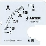 Aster Шкала к амперметру AMP-771 400/5 А SC771-400