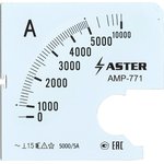 Aster Шкала к амперметру AMP-771 5000/5 А SC771-5000