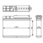 54307, Радиатор отопителя салона BMW 5 87-97,