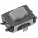 TS47-25MV160, Микропереключатель TACT, SPST-NO, Пол: 2, 0,05A/12ВDC, SMT, нет