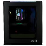 Корпус ZALMAN X3, ATX, BLACK, WINDOW, 2x3.5", 2x2.5", 2xUSB2.0, 2xUSB3.0 ...