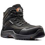 V1501.01/11, Caiman Black Composite Toe Safety Shoes, UK 11
