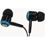 PSG08473, In Ear Earphones with Digital Stereo Sound - Black & Blue
