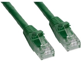 Фото 1/2 MP-64RJ45UNNG-014, Ethernet Cables / Networking Cables CAT 6 UNSHIELDED, GREEN, 14'