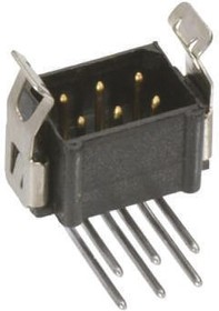 Фото 1/2 M80-8510642, Pin Header, с защелкой, Board-to-Board, Wire-to-Board, 2 мм, 2 ряд(-ов), 6 контакт(-ов)