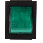 C1353AANAC, Illuminated DPST, On-Off Rocker Switch Panel Mount