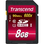 TS8GSDHC10U1, 8 GB SDHC SD Card, Class 10, UHS-1 U1