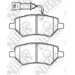 PN0838W, PN0838W-NIBK_колодки дисковые передние! с антискрип ...