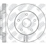 NiBK Диск тормозной (продажа кратно 2шт/цена за 1шт) RN1753