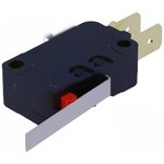 D3V-162-1C5, Basic / Snap Action Switches Switch SPDT QC#250 Hinge Lever 1.96N 3A