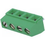 282836-4, Conn Eurostyle Block HDR 4 POS 5mm Solder ST Thru-Hole 13.5A/Contact