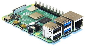 RASPBERRY Pi 4 Model B 2GB, Одноплатный компьютер, Broadcom BCM2711, LPDDR4, Wi-Fi 2,4 ГГц и 5 ГГц, USB 3.0, 2Гб