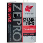 30006041-004, Масло IDEMITSU 5/40 ZEPRO EURO SPEC синтетическое F-S/SP A3/B4 4л