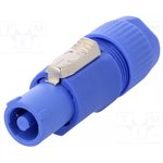 FM12301, Connector: round, "Dad", CLIFFCON-P, 20A, 250VAC, per wire, PIN: 3