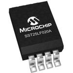 2Mbit SPI Flash Memory 8-Pin SOIC, SST25LF020A-33-4I-SAE