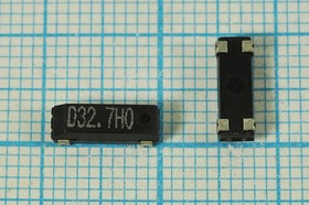 Кварцевый резонатор 32,768 кГц, корпус SMD08038P4, нагрузочная емкость 12,5 пФ, точность настройки 20 ppm, марка DMX-26TF, 1 гармоника