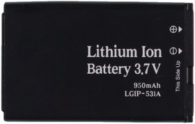 Фото 1/2 Аккумулятор / батарея LGIP-531A для LG G360, LG GM200