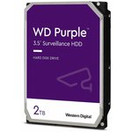 Жесткий диск WD Original SATA-III 2Tb WD22PURZ Video Streaming Purple (5400rpm) ...
